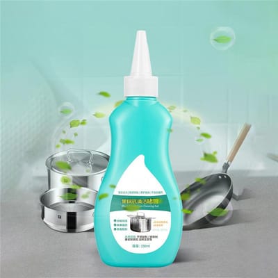 Gel nettoyant pour fond de casserole en acier inoxydable, nettoyant anti-tartre noir, détartrant pour fond de casserole, rouille, dégraissant de cuisine 150ml