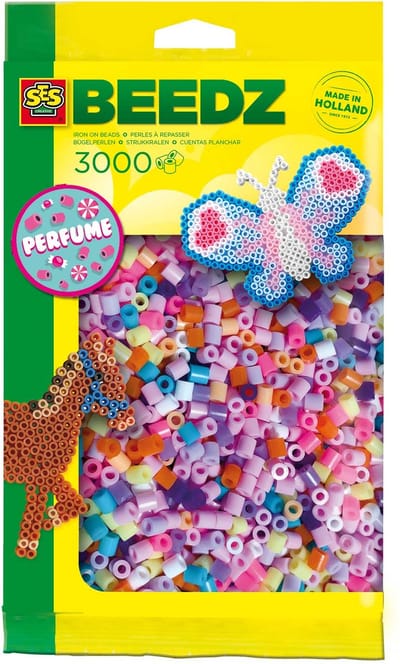 SES Beedz - Strijkkralen - Mix Parfum - 3000 stuks - PVC vrij - met zoete geur