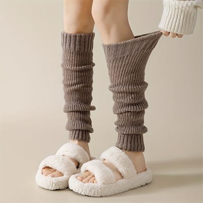 Livano Beenwarmers - Dames - Overknee - Ballet - Wol - Kniekousen - Leg Warmers - Zwart