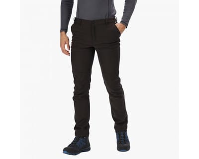De Regatta Fenton wandelbroek - outdoorbroek - heren - warm gevoerd - waterafstotend - Zwart