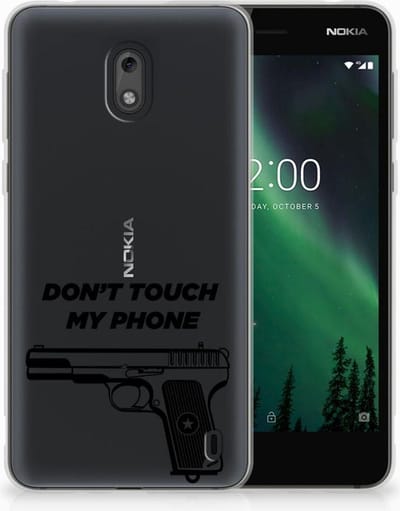 Nokia 2 Silicone-hoesje Pistol DTMP