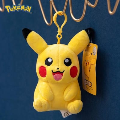 Origineel Pokemon Plusle Minun Liefdes Serie Kawaii Pluche Knuffel Speelgoed Sleutelhanger Rugzak Hanger Sleutelhanger Poppetje Verjaardagscadeaus Voor Kind yellow