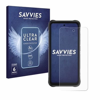 Savvies - Screenprotector voor Umidigi Bison GT2 Pro 5G - Folie Beschermfolie transparant 6 Stuks