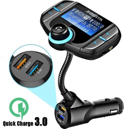 FM Transmitter BT70 Autolader FM-zender Radio Auto Bluetooth - kit Dual USB QC3.0 Draadloze MP3-speler Oplader adapter Handsfree BT-tuner FM-modulator