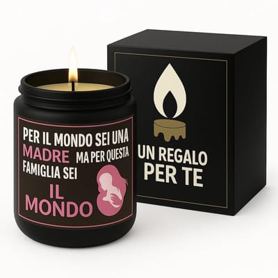 Dailygoods- Kaars Cadeau met Grappige Berichten - Uniek Moedergeschenk - Perfect voor Verjaardag - Moederdag - Ideaal voor Mama - Persoonlijk Cadeau - Geurkaars