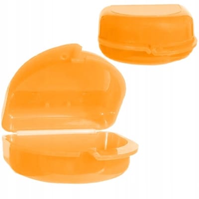 Orthodontische Apparatuur Opbergdoos – Beschermend Etui – Ventilatie – Oranje