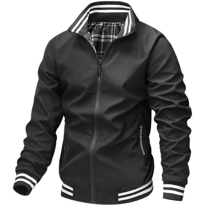 Lente en Herfst Nieuwe Effen Kleur Heren Vest Jas Losse Zakelijke Casual Verdikt 2XL zwart