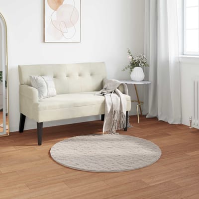 vidaXL - Antislip - vloerkleed - van - imitatie - konijnenbont - OLITE - Beige