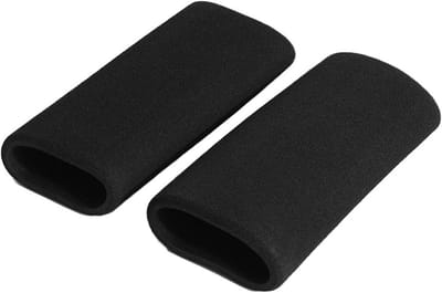 Motor Handvatten - Stuurgrepen Bescherming - Comfortabel Rijden - Trillingsdempend Materiaal - 12 cm Lengte - Zwart