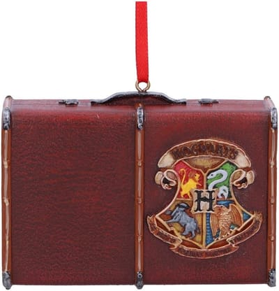 Nemesis Now - Harry Potter Kerstbal - Hogwarts Suitcase Hanging Ornament