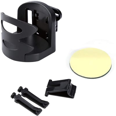 Solidchoice - Dailygoody - Armsteun bekerhouder - Auto bekerhouder - Verstelbare drinkfles houder - Universeel formaat - 360° rotatie - Geschikt voor de meeste voer