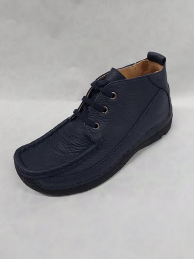 WOLKY 1011 / kinder veterschoenen / donkerblauw / maat 32