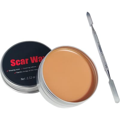 Halloween Modelleer Nepwond Litteken Make-up Was voor Halloween Festival Podium Special Effects black