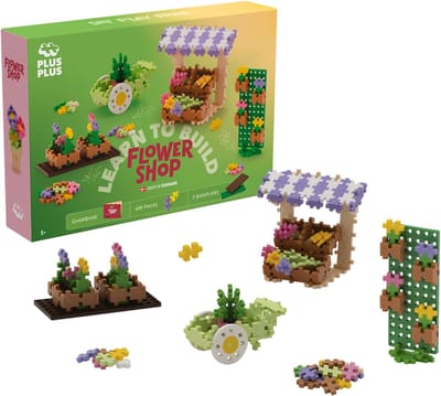 Plus-Plus Learn to Build Bloemenwinkel 600 delige bouwset - 5008 - Bouwspeelgoed - Constructiespeelgoed - Set met bouwstenen - Vanaf 5 jaar