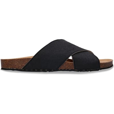 NAE Vegan Shoes TUPAI - Heren klassische Sandalen Zwart - Hergestellt in Spanien