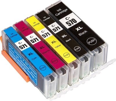 Voordeelset - Vervanger voor Canon PGI 570 XL & CLI 571 XL