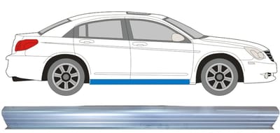 Reparatie dorpel voor Chrysler Sebring 2007-2010 / Links = Rechts (symmetrisch)