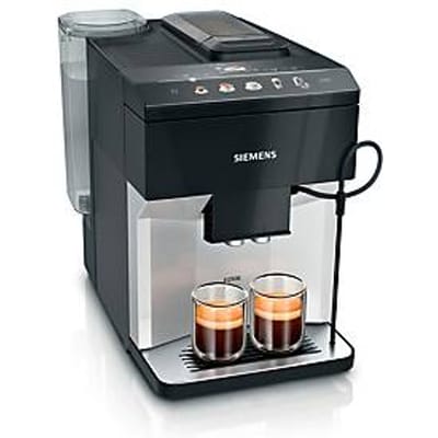 Siemens volautomatische koffiemachine TP505D01 EQ.500 Classic, voor bonen, 1500 W, tot 1,9 l/270 g, incl. accessoires, zilver-zwart