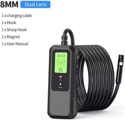 Dual 1m Draadloze Endoscoop 1080P HD Enkele en Dubbele WiFi IP67 Waterdichte Endoscoopcamera Licht voor Android iOS