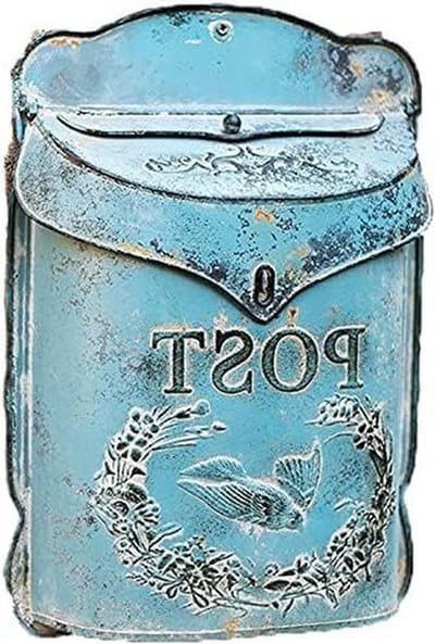 Brievenbus Buiten - Wandbrievenbus - Post Ontvangen - Afsluitbaar - 108x35x155 Inch - Zwart