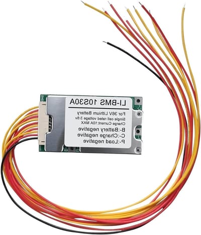 Beschermingsbord - Batterij BMS - Accu Beheer - Met Balansfunctie - 36V 30A - Zilver