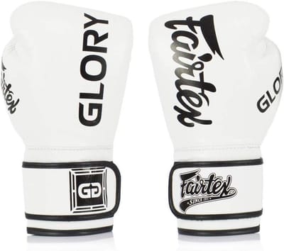 Boxing Handschoenen - Trainingshandschoenen Vechtsport - Sporten en Trainen - Speciale Platte Naden - 16 oz - Wit Zwart