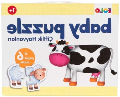 Baby Puzzel - Boerderijdieren Puzzel - Ontwikkeling Peuters - Vroege Educatie
