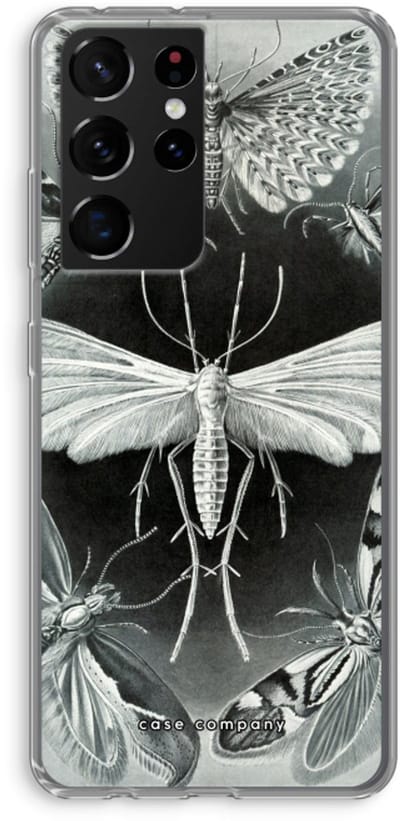 Hoesje geschikt voor Samsung Galaxy S21 Ultra hoesje - Haeckel Tineida - Soft Cover Telefoonhoesje - Bescherming aan alle Kanten en Schermrand