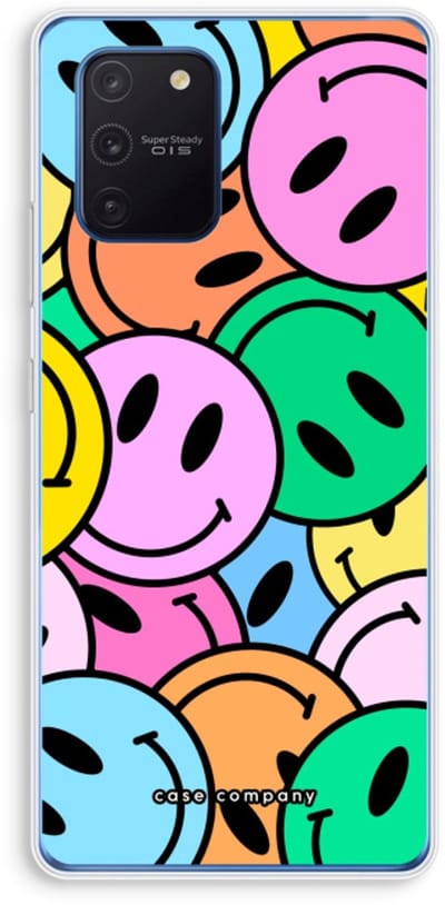 Case Company® - Hoesje geschikt voor Samsung Galaxy Note 10 Lite hoesje - Smiley N°1 - Soft Cover Telefoonhoesje - Bescherming aan alle Kanten en Schermrand