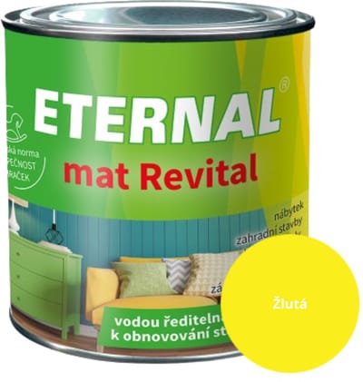 Eternal MAT Revital 0,35 kg, Geel (RAL1028)