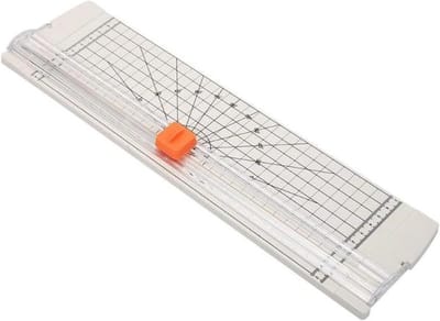 Papier Snijmachine - Papier Trimmer - Huis Kantoor - Snijdt 15 Vel - 36.3 x 10cm - Wit