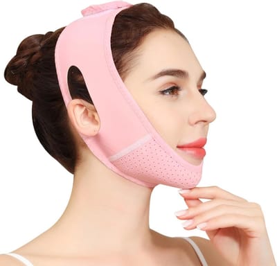 Vormgevend V-Lijn Masker voor Gezicht, Slanker, Dubbele Kin Verwijderaar, Lifting Tape en Bandage voor een Strakkere Kaaklijn