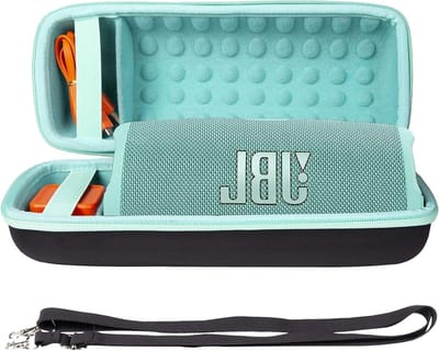 Duurzame Hard Case voor Draagbare Bluetooth Waterproof Speaker - Geschikt voor JBL Charge 5 en Charge 4 - Bescherming en Mobiliteit