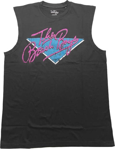 The Beach Boys - Retro Logo Tanktop - S - Zwart