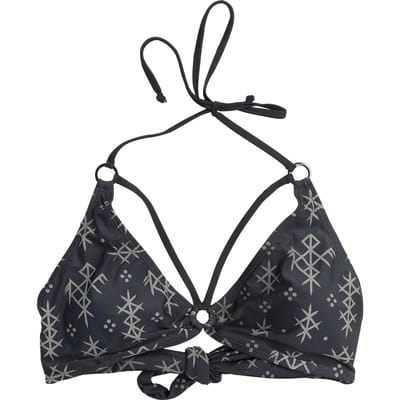Black Premium by EMP Bikini Top - Pagan Roots bikinitop met metalen ringen - S tot XXL - voor Vrouwen - zwart