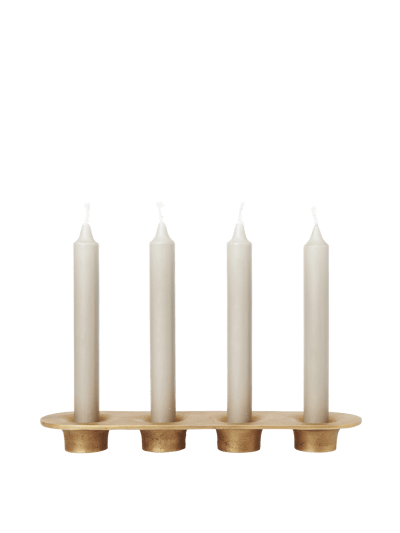 Ferm Living Soothe 4 kandelaars - messing