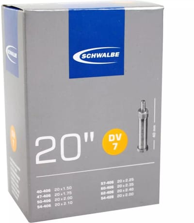 Binnenband Schwalbe DV7 20 / 40/62-406 - 40mm ventiel