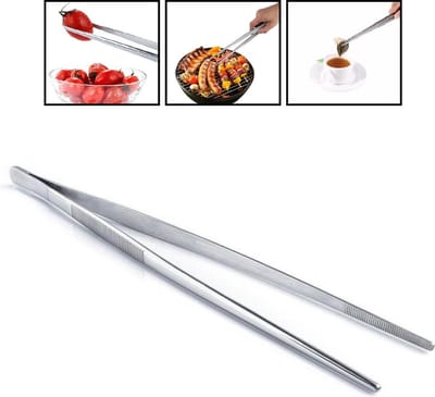 Jumada's Vleespincet 21cm - BBQ-Keukengerei: Pincet voor Vlees, Thee, Groente & BBQ - Keukenpincet