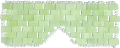 Verkoelend Oogmasker voor Slaap en Ontspanning – Cold Therapy SPA Masker tegen Vermoeide Ogen en Wallen – Beauty Verzorgingsmasker - Groen
