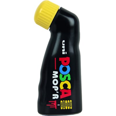 Posca Mop'R Verfmarker XXL 3-19mm Geel - Super Dikke Verfstift - Acryl Marker - Posca Stiften - Posca Marker - Posca Mop