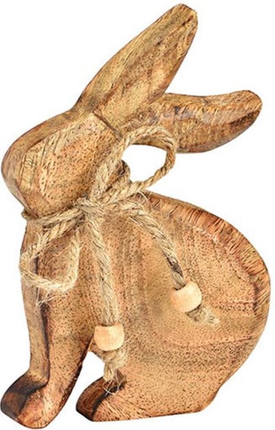 Konijn Mangohout - Bruin - 11x12x2 cm