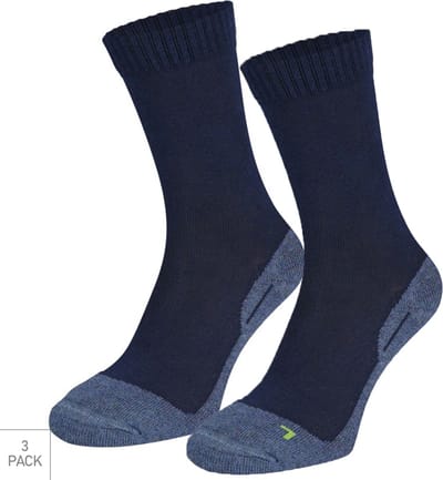 Boru Bamboo - 3-Pack - Wandelsokken XP - Bamboe - Antibacterieel - Heren / Dames - marine - 39-42 - 2342