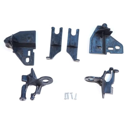 Support de phare EHL516+EHL517 Support de montage Onglet de réparation Ensemble Côté Gauche Droite pour Renault Clio MK4 BH KH Break HB Fourgon 2012-2020 260603442R 260106624R