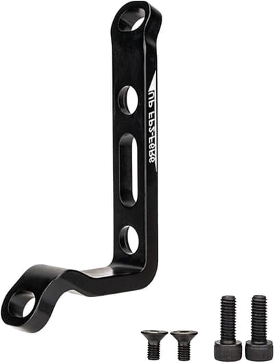 Fiets Rem Adapter - Schijfrem Conversie - Outdoor Fietsen - Legering Constructie - 160/180mm Schijven - Zilverkleurig