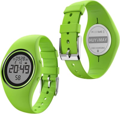 Activiteitentracker Horloge met Stappenteller, Calorieteller en Stopwatch - Waterdicht Digitaal Dames- en Kinderhorloge zonder App