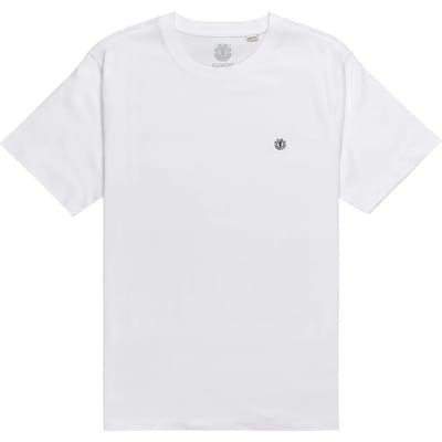 Element Crail T-shirt Met Korte Mouwen Wit M Man