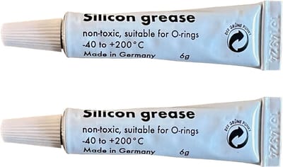 Smeermiddel voor zetgroep koffiezetapparaat | Siliconenvet 6 gram | Set van 2 tubes | Alternatief voor HD5061, 421946017941 | Universeel in te zetten voor Bosch, Jura, Miele, Philips, Saeco, Siemens e.a. | Multaparts® huismerk