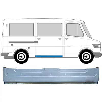 Schuifdeur reparatiepaneel binnen voor Mercedes T1 207-410 1977-1995