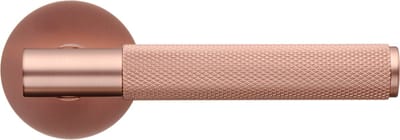 Ostiumhome® - Deurbeslag- Deurklink Diamond cut - Mat Koper - Arzana