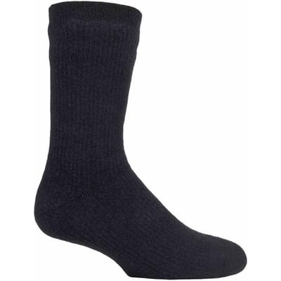 Heren & Dames Zwarte Thermische Waterdichte Sokken met Fleece Voering